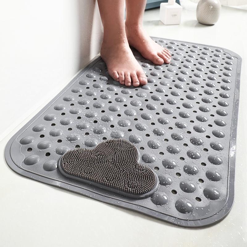 Bubble Design Bath Mat, Non-slip Bath Mat with Suction Cups, Foot Massage Bathroom Mat for Home