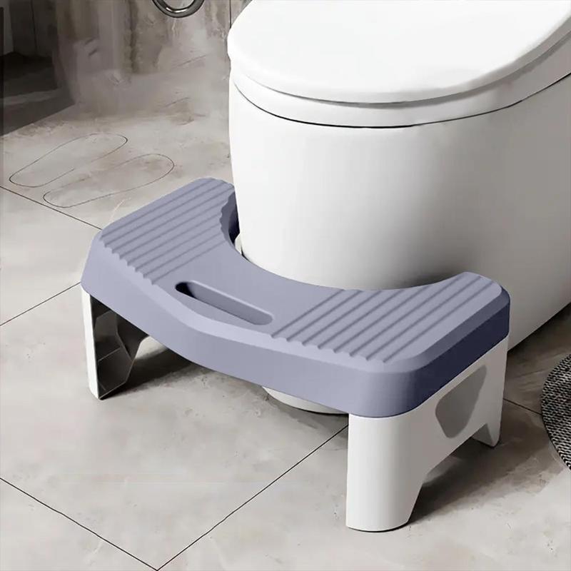 Toilet Stool, Household Thickened Toilet Stool, Anti-slip Footstool for Toilets, Durable and Sturdy Bathroom Accessories