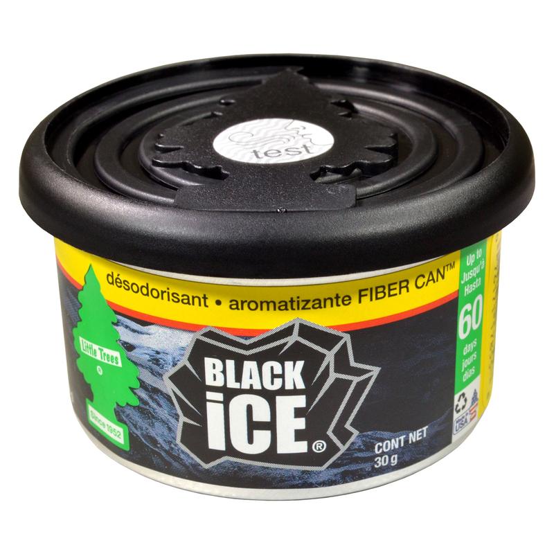 Little Trees Fiber Can Air Freshener (Black Ice)