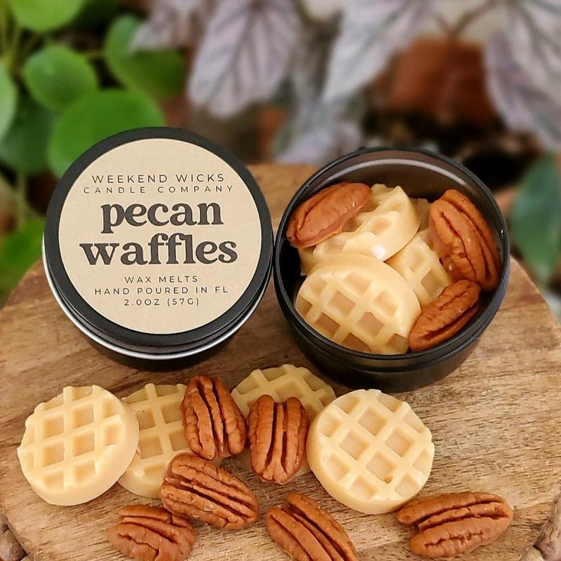 Pecan Waffle Wax Melts, Fake Food Wax Melts Small Gift for her