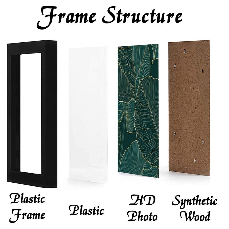 Black 16x24 Poster Frame Set of 3, High Transparent Picture Frames for 16 x 24 Photo Poster Certificate Canvas Collage Wall Gallery Desktop Horizontal Vertical Decor