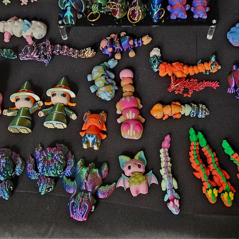 Assorted 3D Printed Figurines - Live-Pick