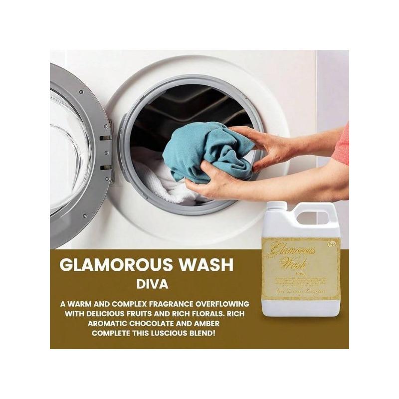 Tyler DIVA Glamorous Wash Laundry Detergent - 1 Gallon - With Olivi Stain Remover Pen - Fresh Scented Sachet - Laundry Detergent For Washing Household Fragrance