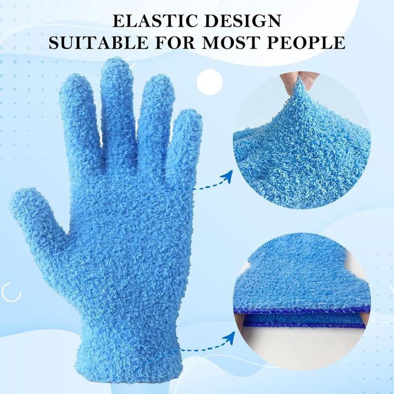 Microfiber Plant Dusting Gloves Reusable Leaf Cleaning Glove for Houseplants,Blinds,Furniture and Small Objects