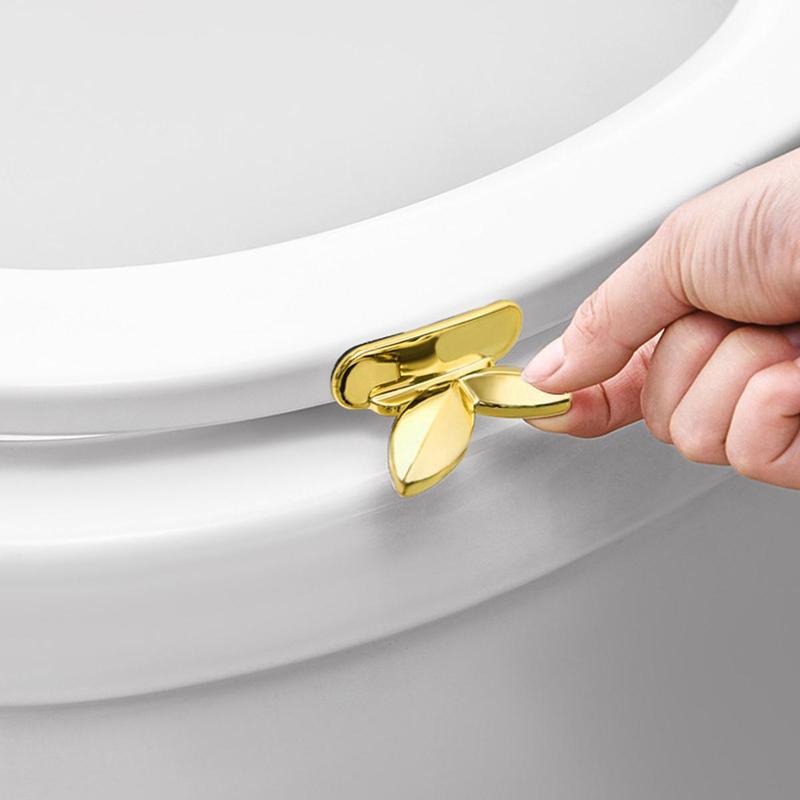 2pcs Leaf Shaped Toilet Seat Lifter, Boyfriend Gift